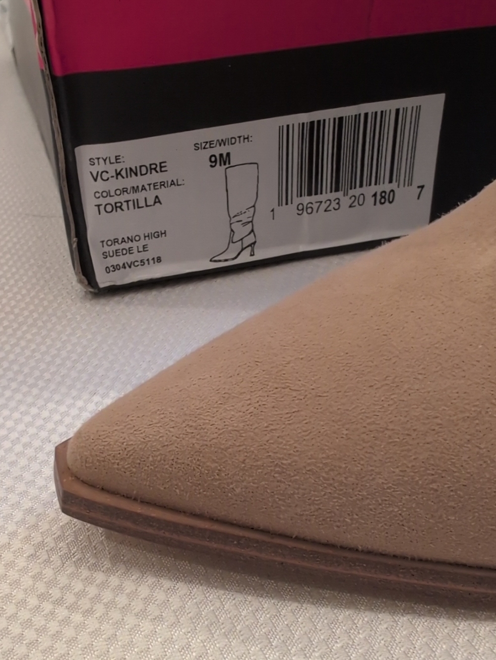 Vince Camuto Suede Slouchy Tan Knee-high Boots
